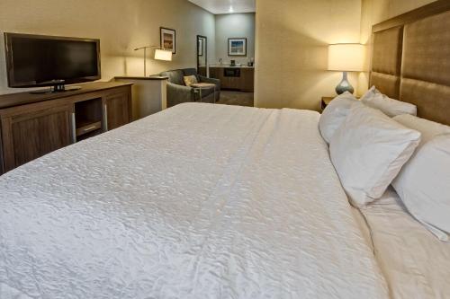 Postel nebo postele na pokoji v ubytování Hampton Inn Salt Lake City-Layton