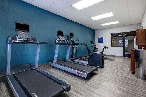 Fitness centrum a/nebo fitness zařízení v ubytování Hampton Inn & Suites Tulare