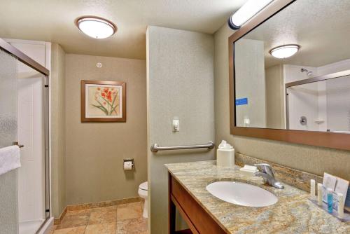 Koupelna v ubytování Hampton Inn and Suites New Hartford/Utica