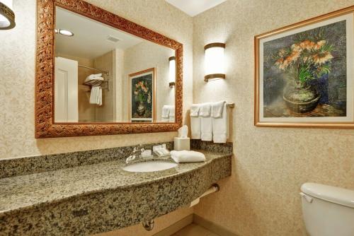 Kylpyhuone majoituspaikassa Hilton Garden Inn Amarillo