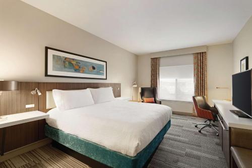 TV a/nebo společenská místnost v ubytování Hilton Garden Inn Oxford/Anniston, AL