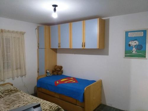 Postel nebo postele na pokoji v ubytování Chacara Vale dos Sonhos Itu