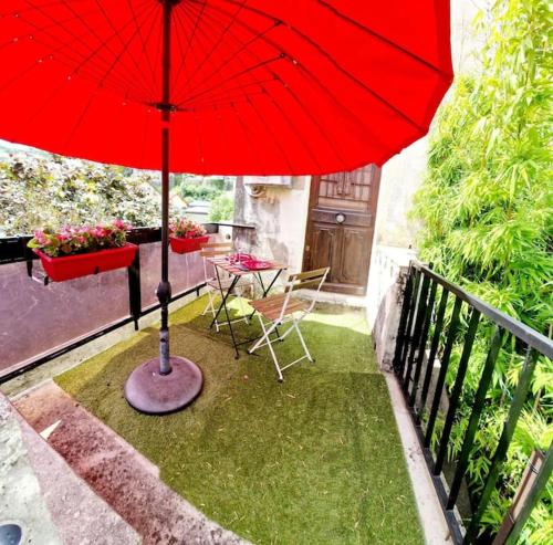 Zahrada ubytování Maisonnette du Foirail