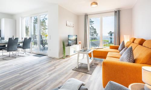 Χώρος καθιστικού στο Apartment "Sanddorn" - Haffresidenz