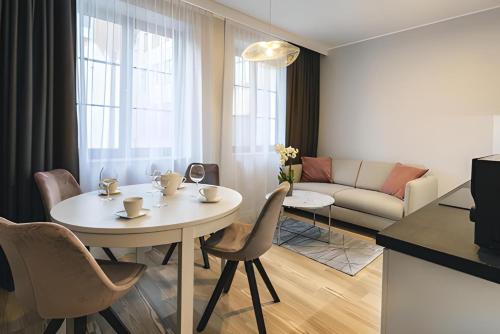 Posezení v ubytování Baltic Gdańsk OLD TOWN by St Mary s Church