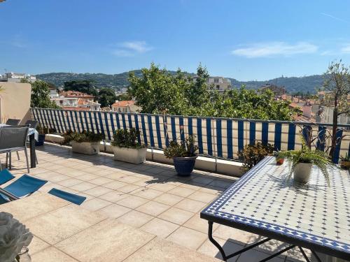 Toit terrasse proche plages Croisette et Palais des Festivals