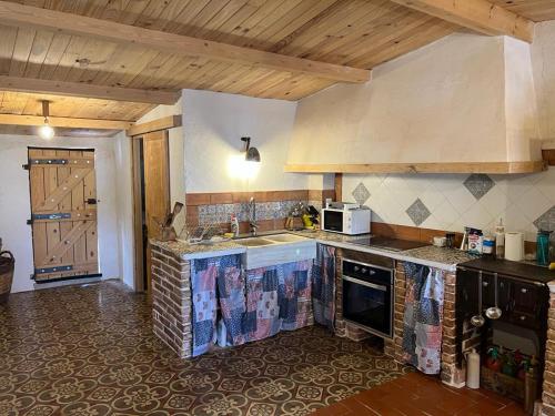 Dapur atau dapur kecil di Casa Vicent