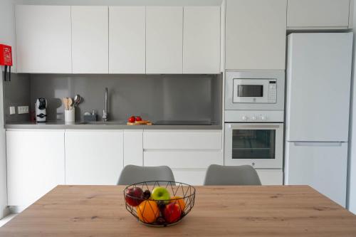 Η κουζίνα ή μικρή κουζίνα στο Sagitario Rymar Apartamentos