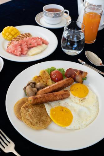Comida en el hotel o alrededores