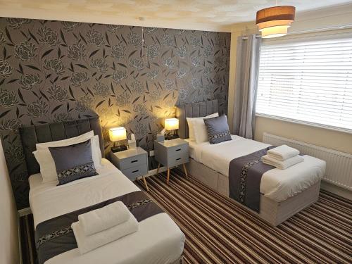 Postel nebo postele na pokoji v ubytování Cedar Drive, Holbeach - 1 to 4 - Self Catering