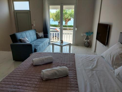 Postel nebo postele na pokoji v ubytování Casa Costera 1 lux apt