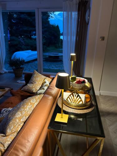 Fotografie z fotogalerie ubytování Mazurska Villa Deluxe w Pasymiu z prywatnym pomostem na jezioro Kalwa i łodzią na wyłączność Najwyższe Premium w Osada Zamkowa v destinaci Pasym