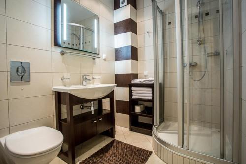 Kúpeľňa v ubytovaní Apartamenty Karin Zakopane