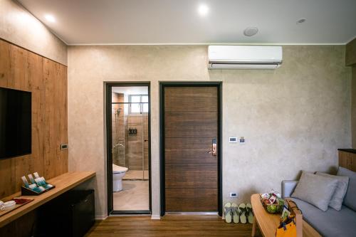 TV a/nebo společenská místnost v ubytování inami B&B