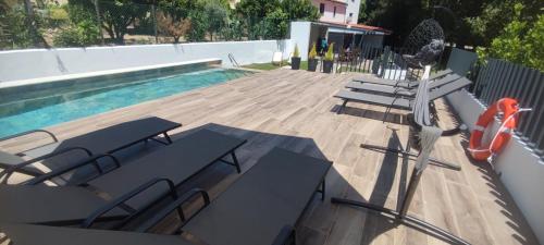 Πισίνα στο ή κοντά στο Casa Do Pato 1