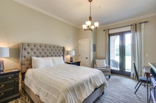 a bedroom with a large bed and a window at Keestone Studio with Resort Amenities! 