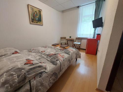 Postel nebo postele na pokoji v ubytování Gostišče Andrejc