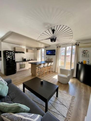 Charmant T2 à proximité de la plage des Catalans