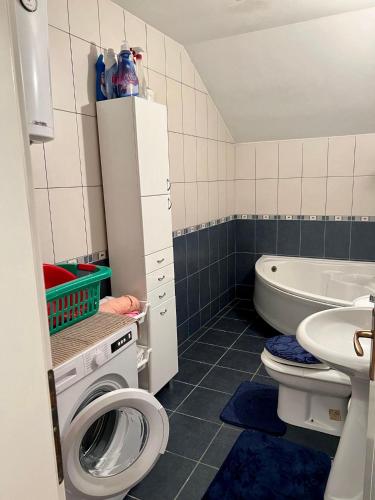 Koupelna v ubytování BIG Apartman