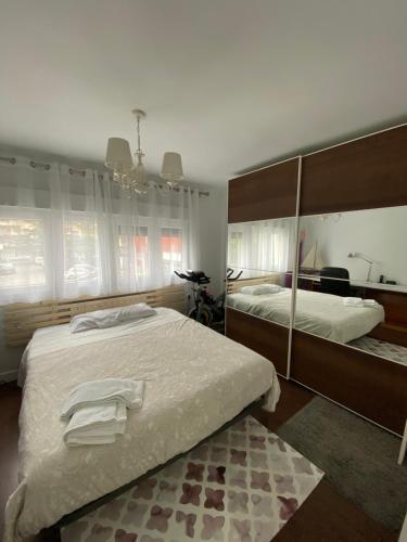 Posteľ alebo postele v izbe v ubytovaní Luminoso apartamento en Arrasate-Mondragon