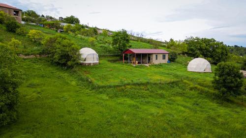 Příroda nedaleko luxury tent