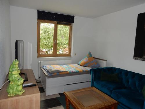 Postel nebo postele na pokoji v ubytování Feriengäste und Monteure in der Nähe von Berlin