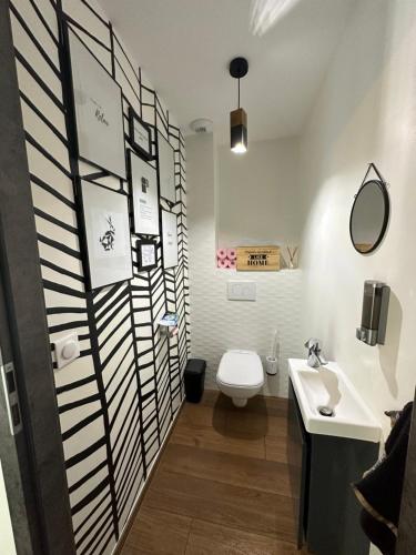 ห้องน้ำของ Détente, confort et sérénité, aux portes de Genève