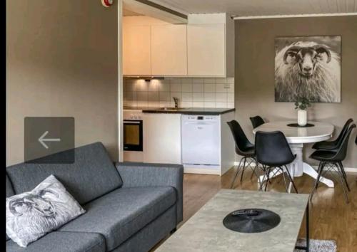 Dapur atau dapur kecil di Bøvervegen 19 Appartment nr 9