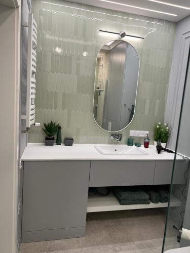 Ένα μπάνιο στο "Przystań u nas" Apartament Stranda B