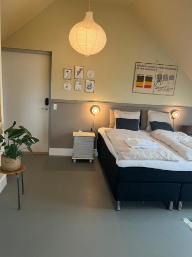 Cama o camas de una habitación en GaestFri Overnatning