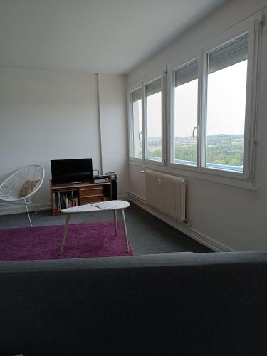 Posezení v ubytování Mon Allier Vichy - vue exceptionnelle