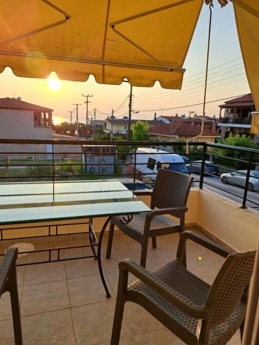 Balcon ou terrasse dans l'établissement ART-appart sea view