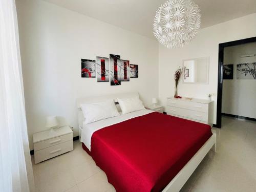 En eller flere senge i et værelse på Casa Vacanze Interno 5