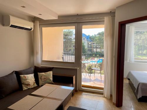 Postel nebo postele na pokoji v ubytování Komfortowy Apartament w Blue Mare