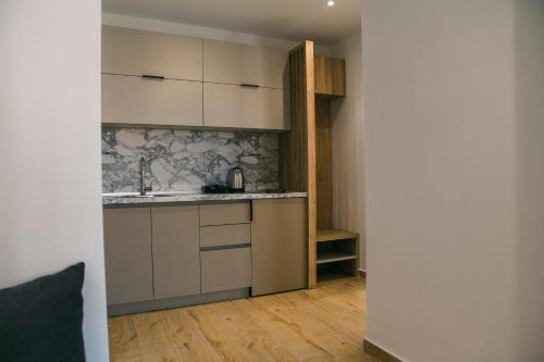 Kuchyň nebo kuchyňský kout v ubytování Apartments Casa Mia
