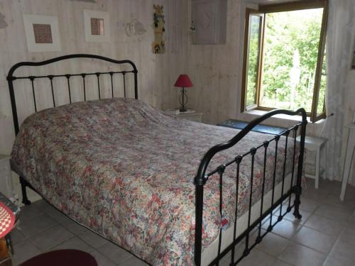 Postel nebo postele na pokoji v ubytování GITE LA FERMETTE A DOCELLES