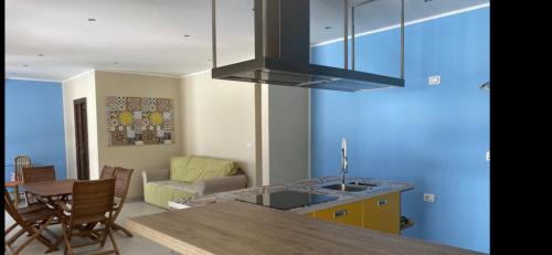 Dapur atau dapur kecil di Villas Summer Beach
