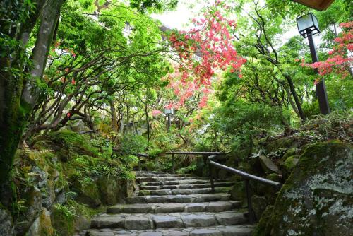 Um jardim em Yutorelo-an