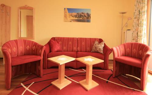 Posezení v ubytování Aparthotel Ramsau