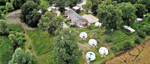Pemandangan dari udara bagi Ferienhaus 3 Zi im ART.Quartier