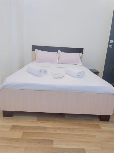 Postel nebo postele na pokoji v ubytování Maria House