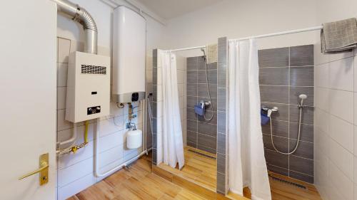 Ένα μπάνιο στο FAMILY APARTMAN