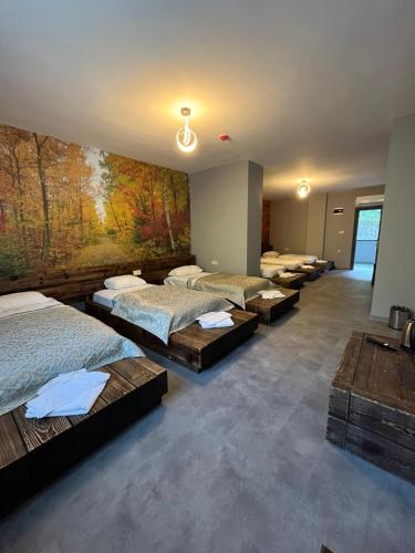 Katil atau katil-katil dalam bilik di Macartaşı Hotel