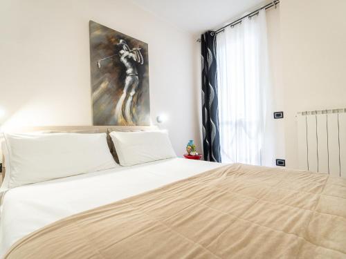 Katil atau katil-katil dalam bilik di Serafino - nice terrace & swimming pool on the Iseo Lake