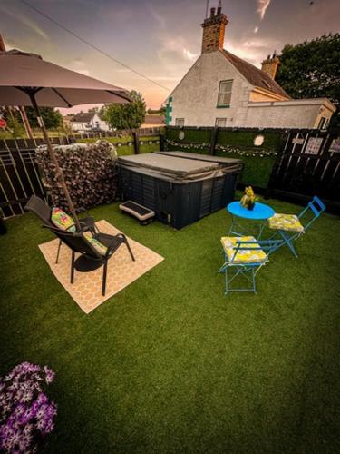 Zahrada ubytování Wee Hoose-Private-Hottub -Romantic Break-Portaferry