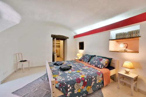 Postel nebo postele na pokoji v ubytování Gîte Romy - Gîte avec piscine partagée
