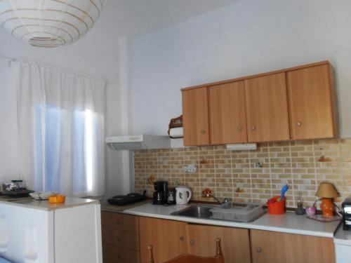 Dapur atau dapur kecil di Meltemia Studios
