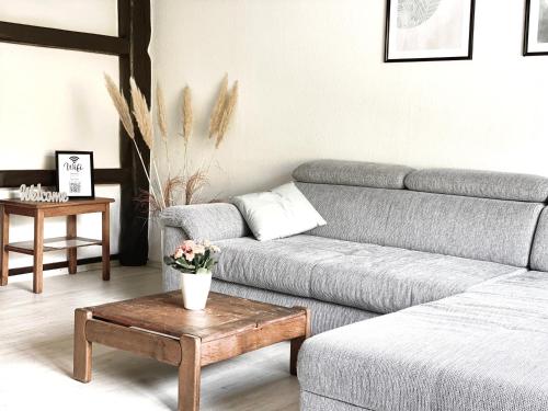 Ruang duduk di *Schwarzwald-Apartment 2° *