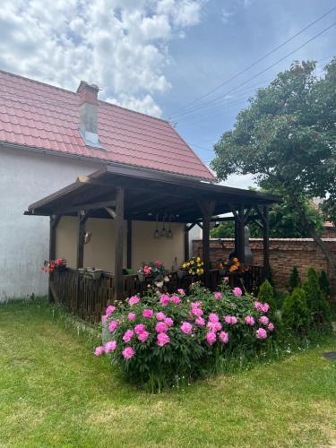 Ein Garten an der Unterkunft Silver House Rasnov