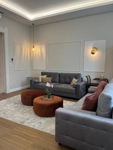 Χώρος καθιστικού στο Visit Debrecen 3 Apartman